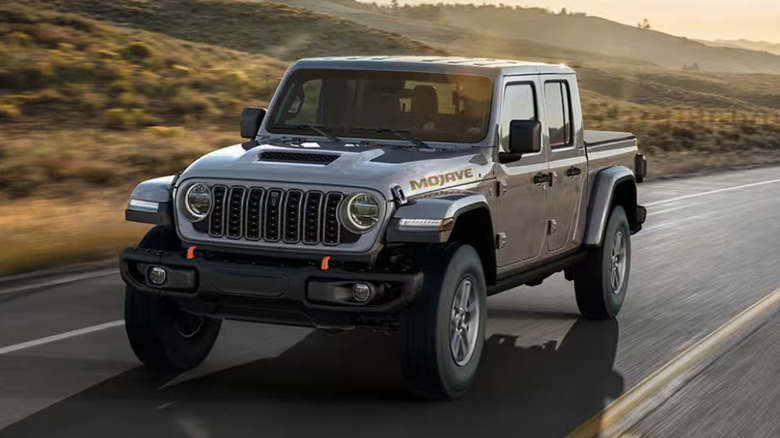 2025 Jeep Gladiator Mojave on a highway