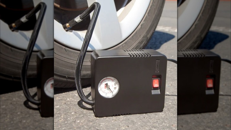 Bridgestone emergency car kit tire inflator