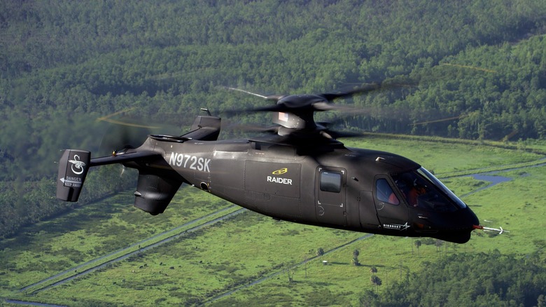 lockheed martin sikorsky s 97 raider x2 helicopter flight