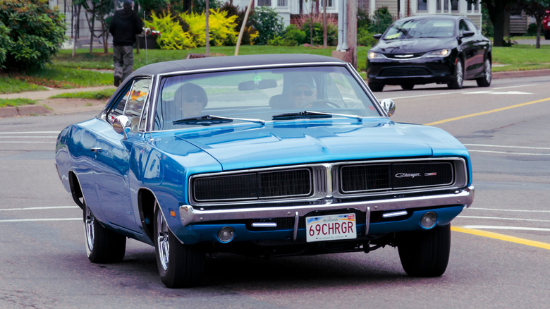 Blue 1969 Dodge Charger