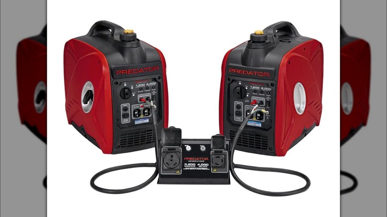 Predator Parallel Kit plugged into two Predator generators