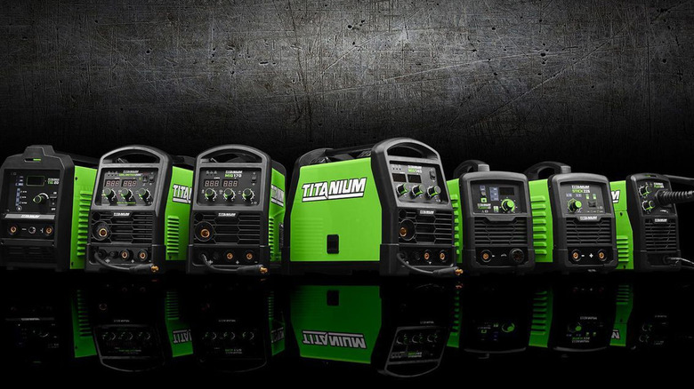 green tinanium welders