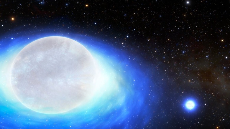 Artist's Impression of Kilonova Progenitor Star System