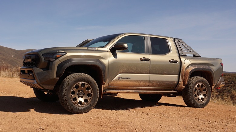 Toyota Tacoma Trailhunter on an off-road trail