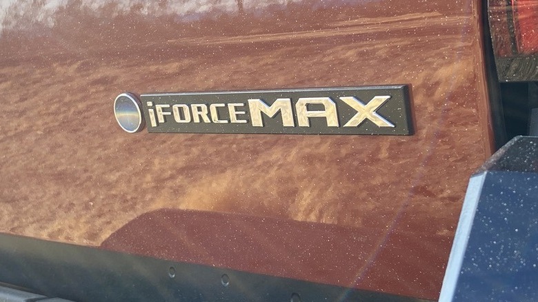 Toyota Tacoma i-Force Max badge