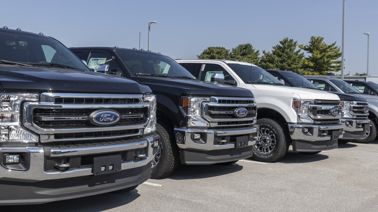 A Ford Truck Dealership