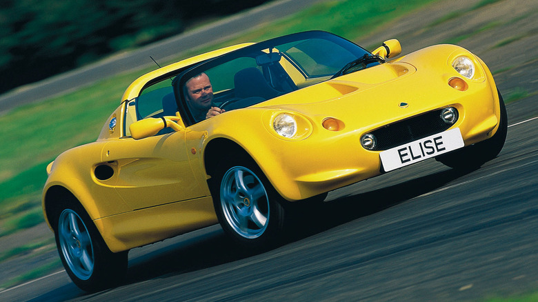 Lotus Elise driving