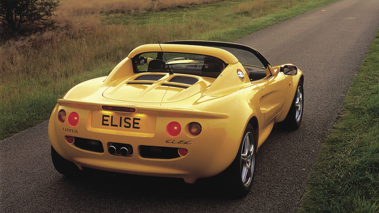 Lotus Elise parked