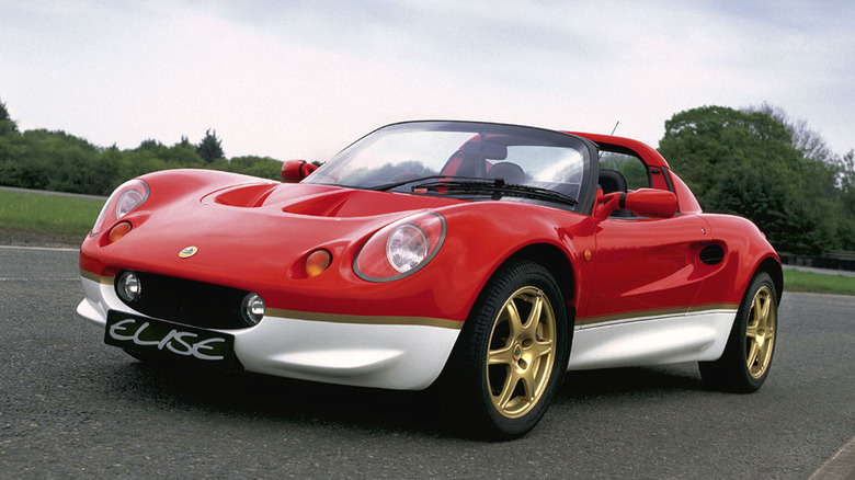 Lotus Elise parked