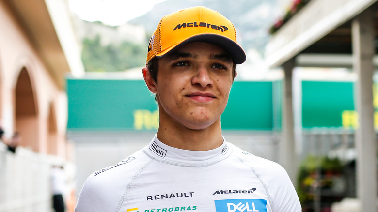 Lando Norris smiling