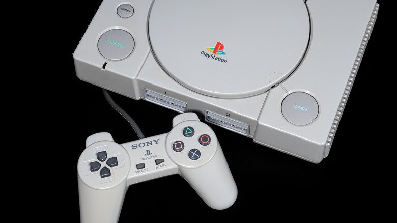 PlayStation with controller