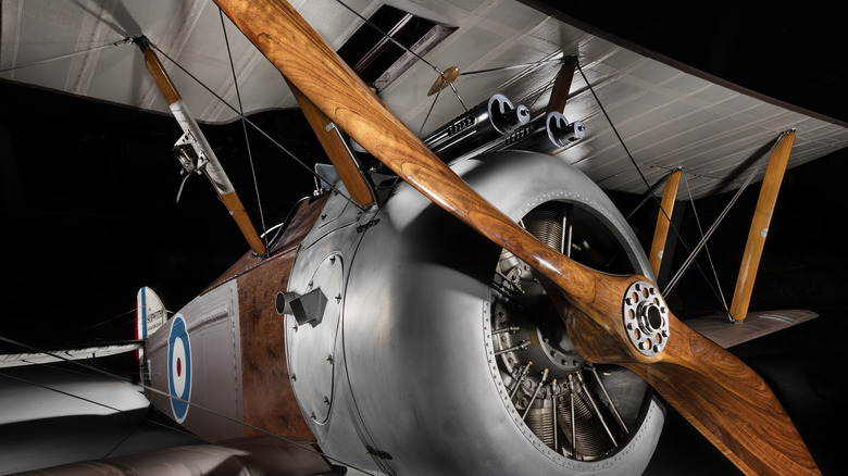The Sopwith F.1 Camel -- a single engine, single-seat, WWI biplane fighter, with 130 HP Clerget 9B rotary engine -- is among the most significant and famous of all WWI aircraft.