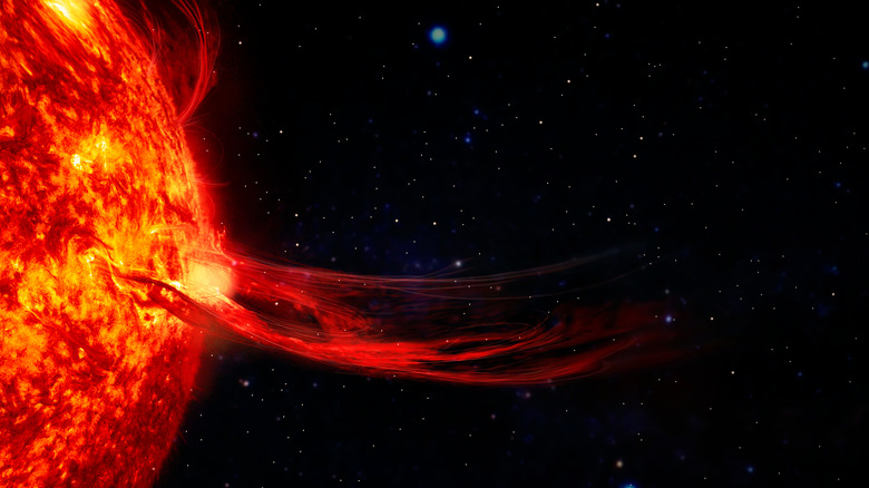 Sun solar flare
