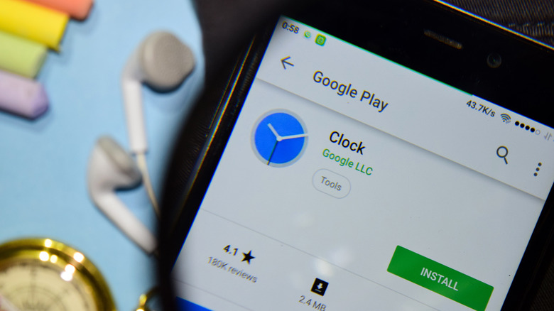 Google Clock app on Play Store