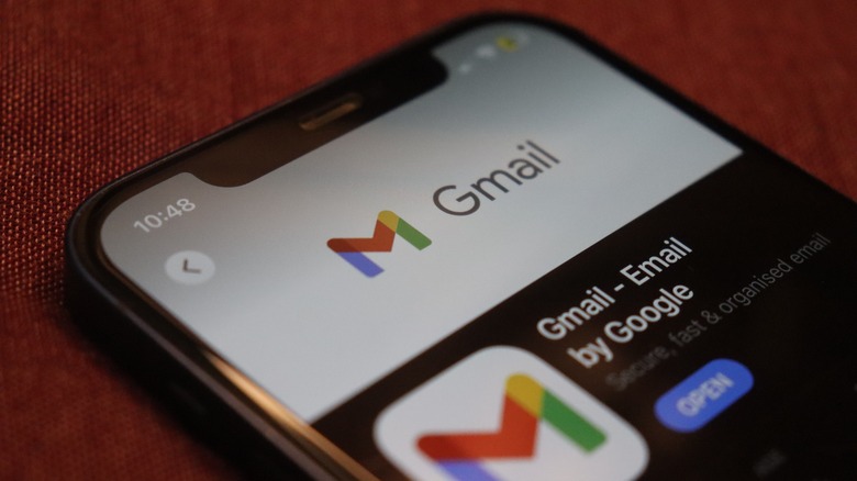 Gmail logo iphone screen