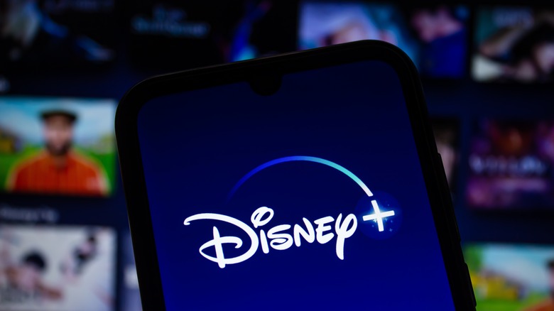 Disney Plus logo smartphone