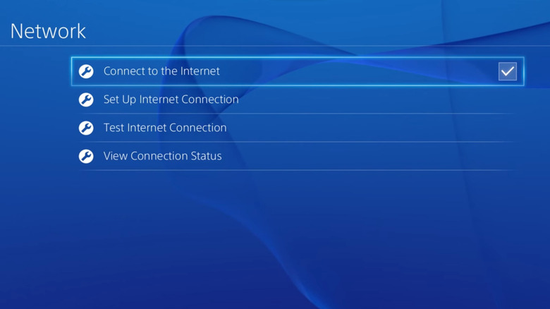 PS4 Network settings