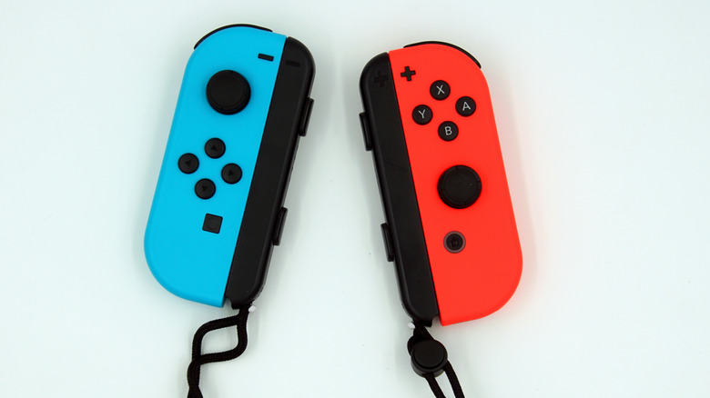 Joy-Con controllers on table