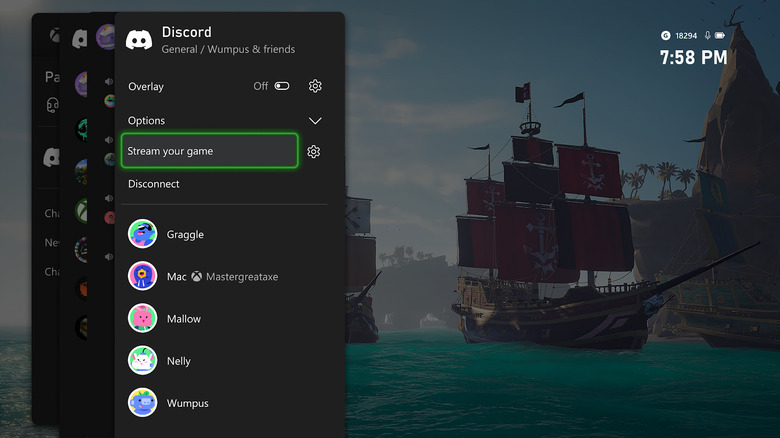 Discord app on Xbox