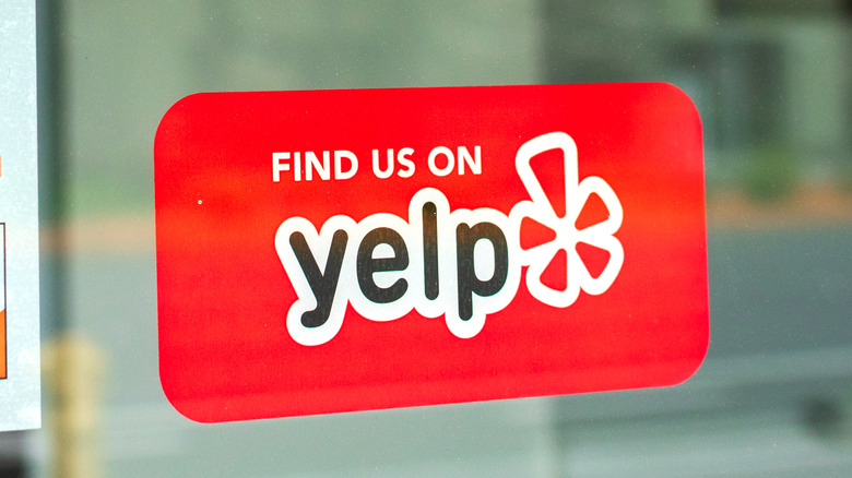 yelp business sticker