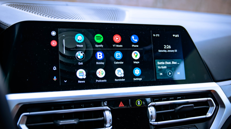 Android Auto screen
