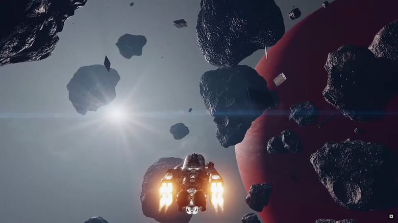 Starfield fly ship