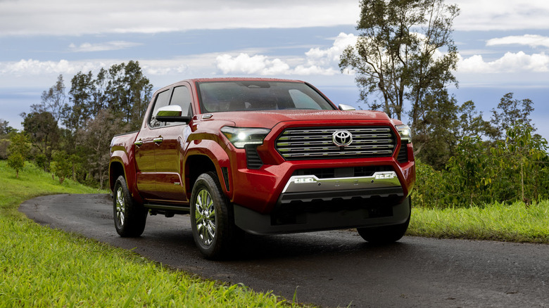 Red 2024 Toyota Tacoma