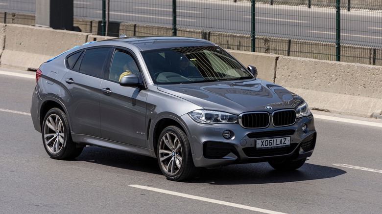 BMW X5 on highway
