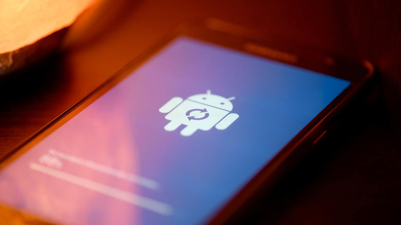Installing software update Android phone