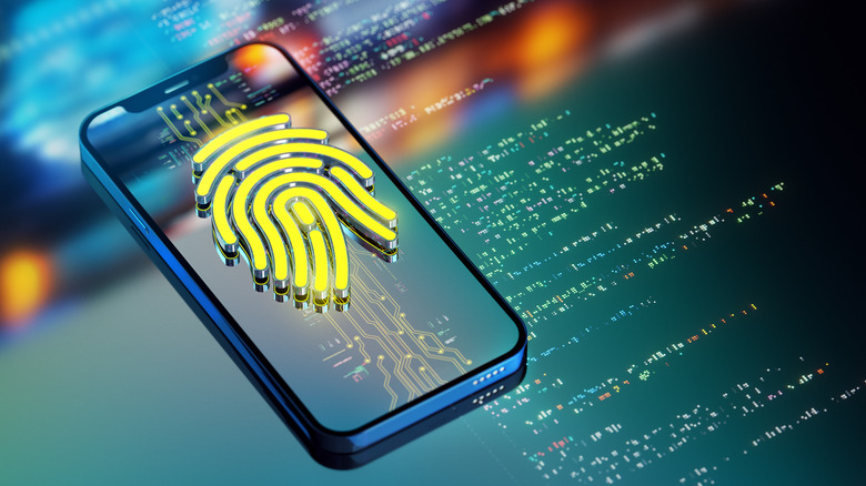 fingerprint sensor on phone
