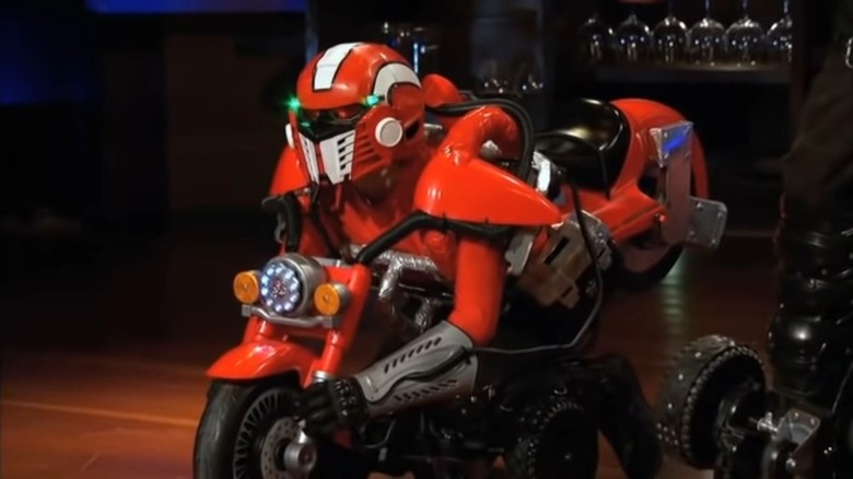 Red Drive Suit on Shark Tank