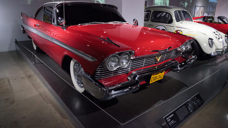 "Christine" Plymouth Fury showcased at a museum