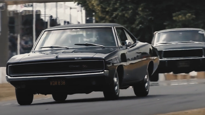 Black 1968 Dodge Charger