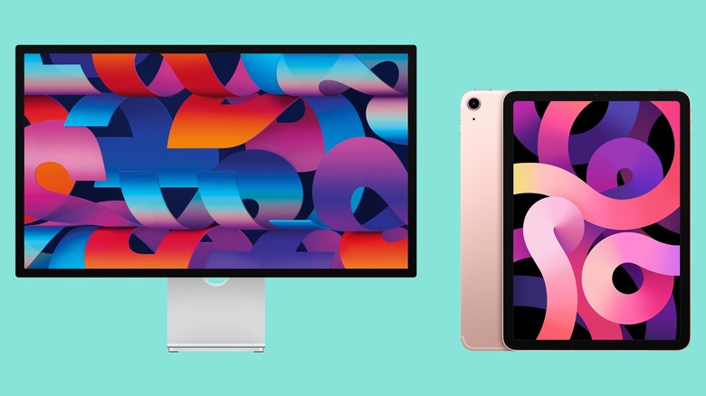 Apple Studio Display and iPad Air