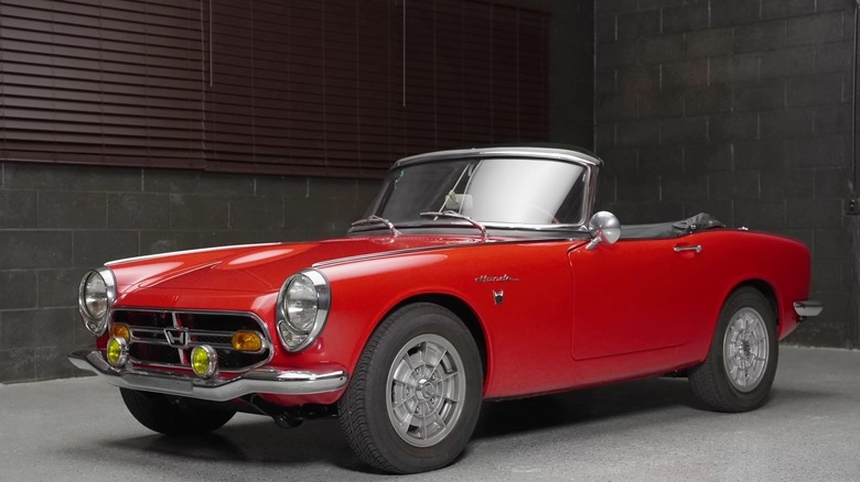 Red Honda S600 Roadster