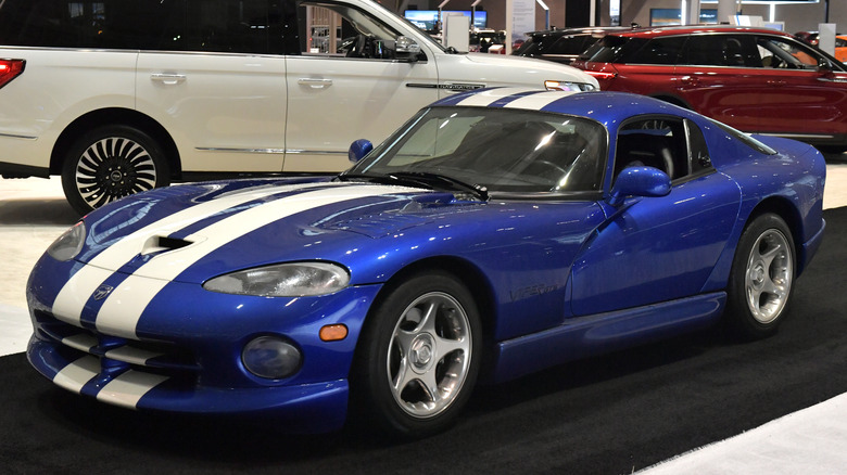 2008 Dodge Viper parked showroom