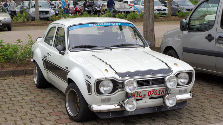 First generation Ford Escort parked
