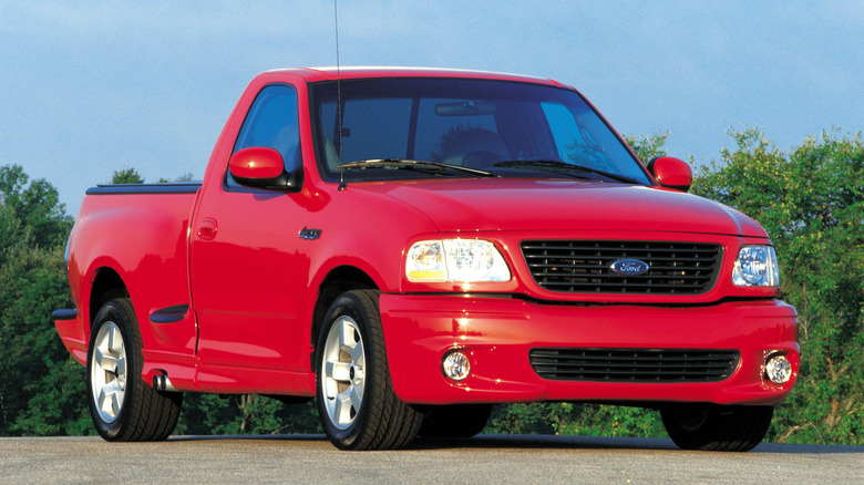 Ford SVT Lightning parked front end