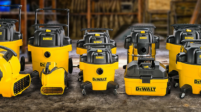 DeWalt vacuums