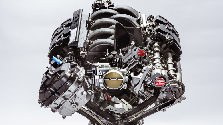 Ford 5.2 Voodoo V8 engine top view