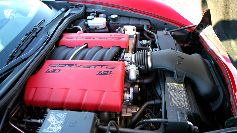 Chevrolet Corvette LS V8 engine