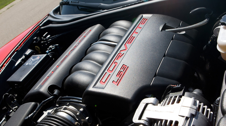 2012 Chevrolet Corvette LS3 engine