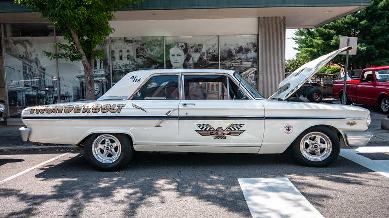 1964 Ford Fairlane Thunderbolt parked