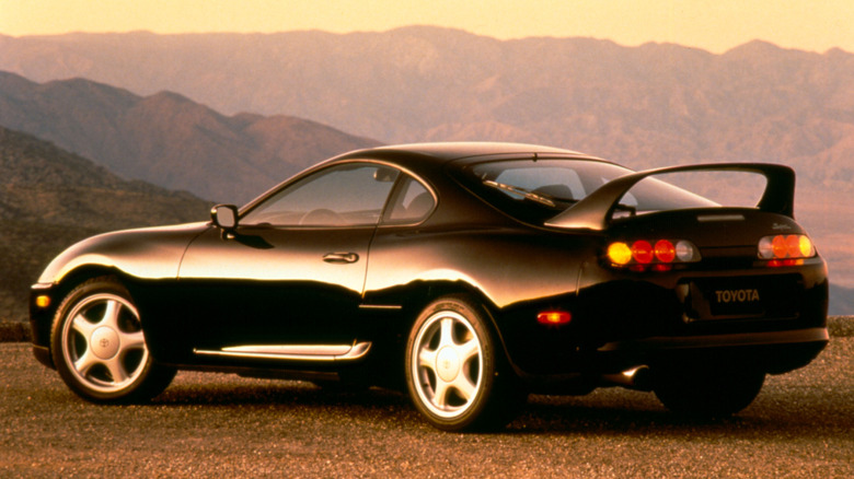 1994 Toyota Supra parked