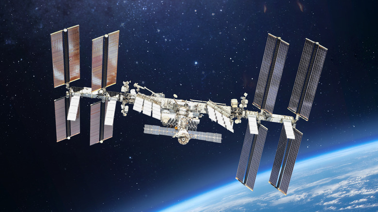 International Space Station  in space