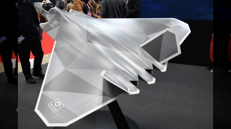 An early model of the GCAP Tempest Fighter