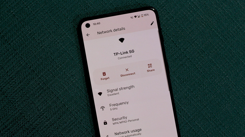 Wi-Fi information on Android