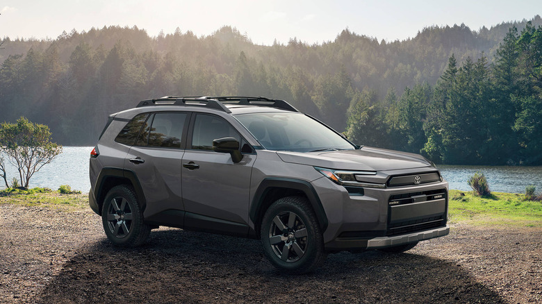 2026 RAV4 in front of scenic nature