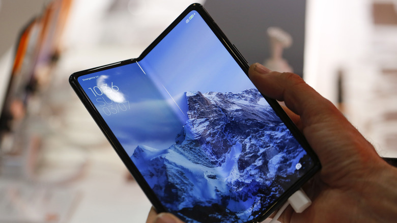 Xiaomi Mi Mix foldable phone.