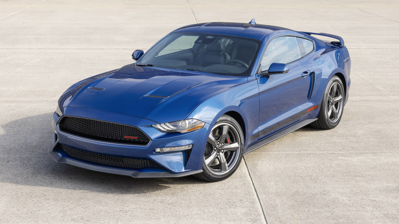 2022 Mustang GT California Special in blue